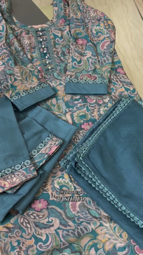 Embroidery design kurti