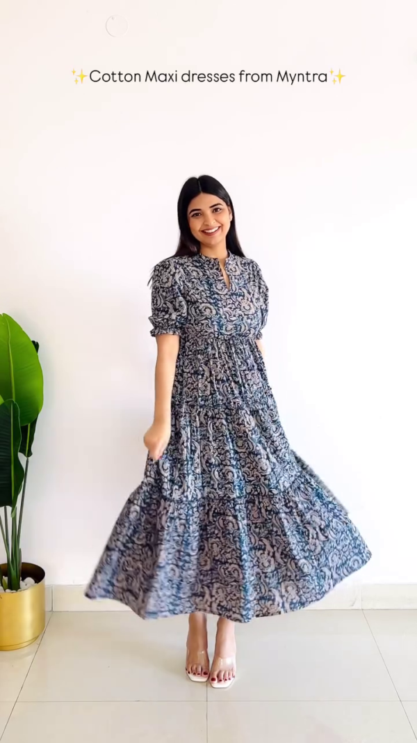 Floral A-line Dress