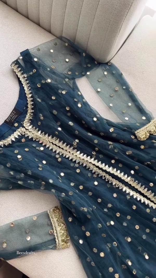Women's Viscose Silk Floral Embroidered Straight Kurta Palazzo with Dupatta