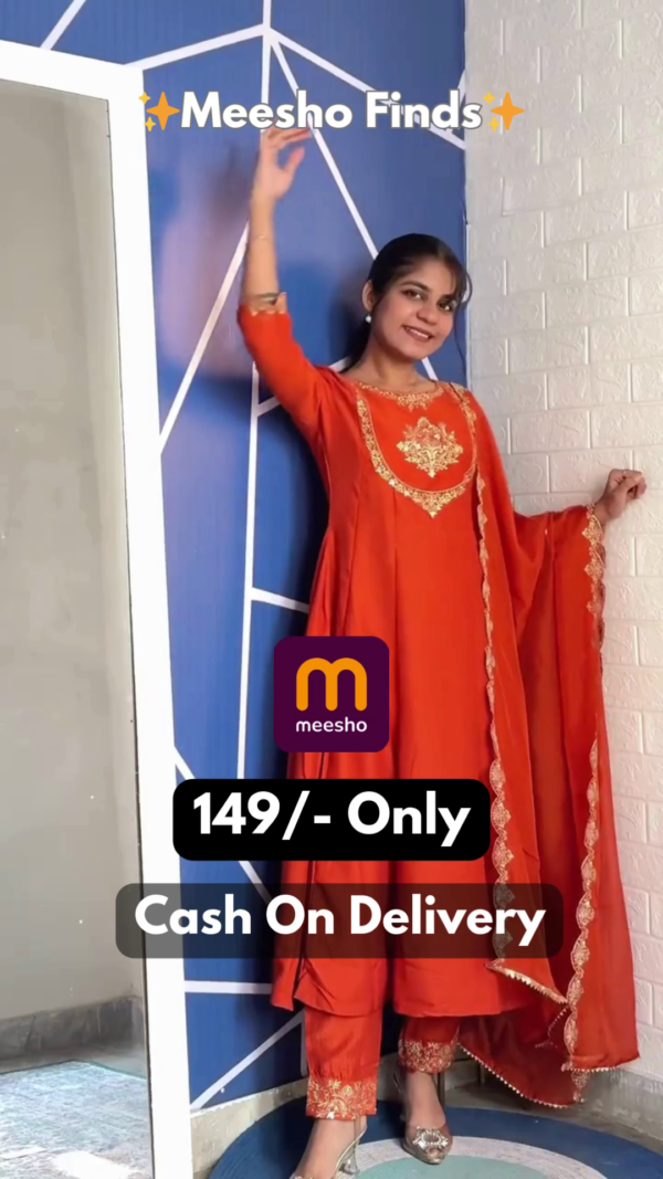 Women Striped Regular Gotta Patti Kurta with Trousers & With Dupatta