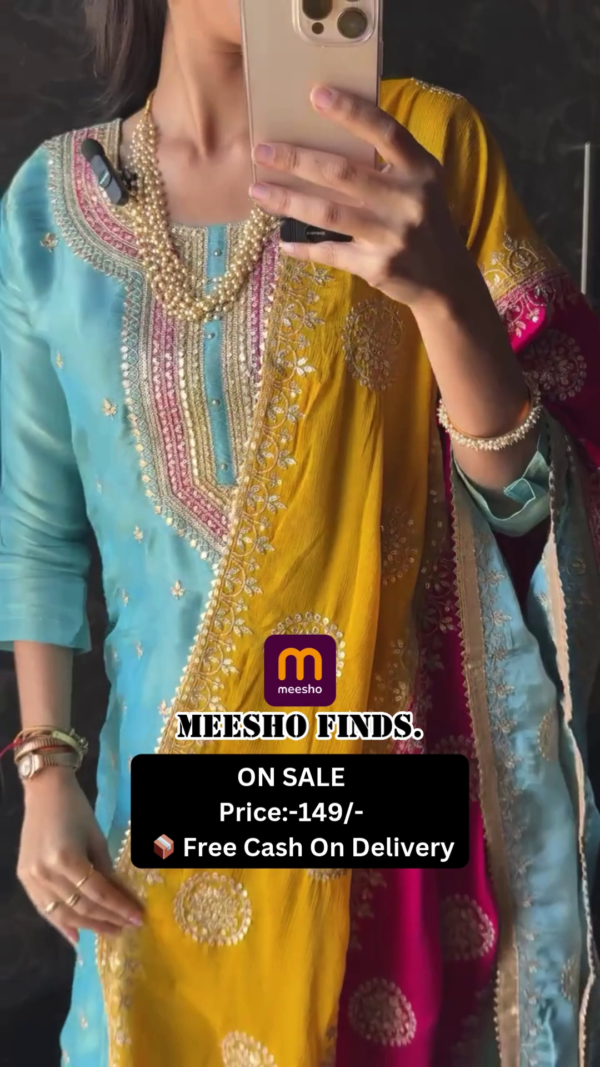Designer Karva Chauth Special Stitched Suit