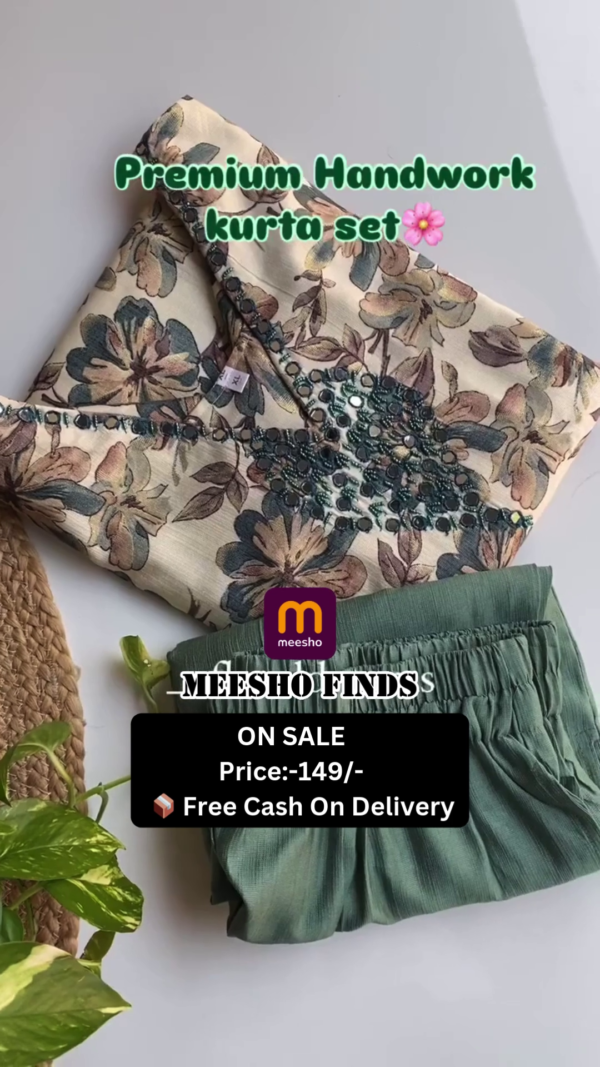Crepe Premium Kurta Set For Women With Pant
