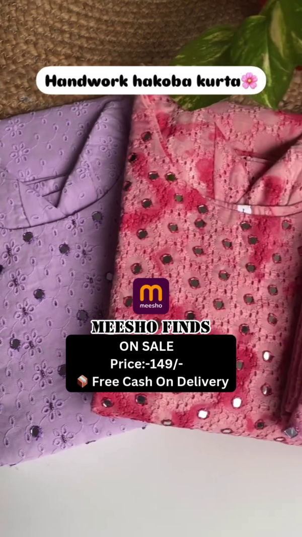 Women Embroidered Georgette straight lakhwani Kurta.