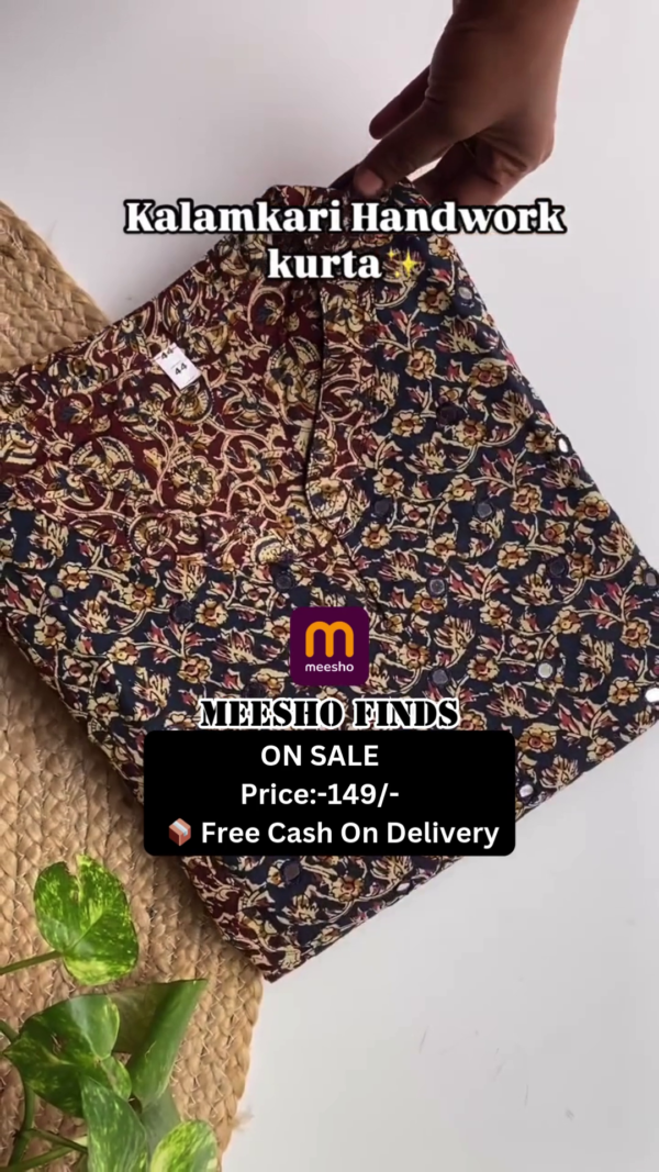 Cotton Blend Kurta Set for Women