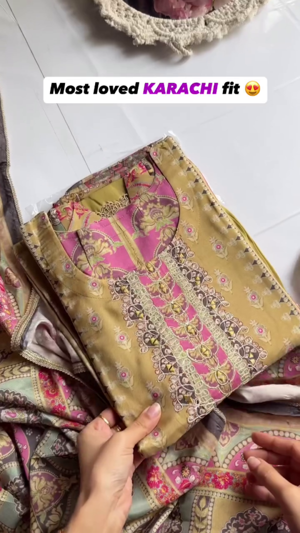 COTTON JEQARD STYLE PRINT DRESS MATERILS