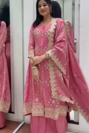 Georgette Stiched Dhoti-suit