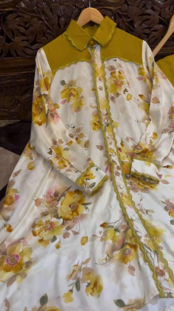 Women Gown Yellow Maxi/Full Length Dress
