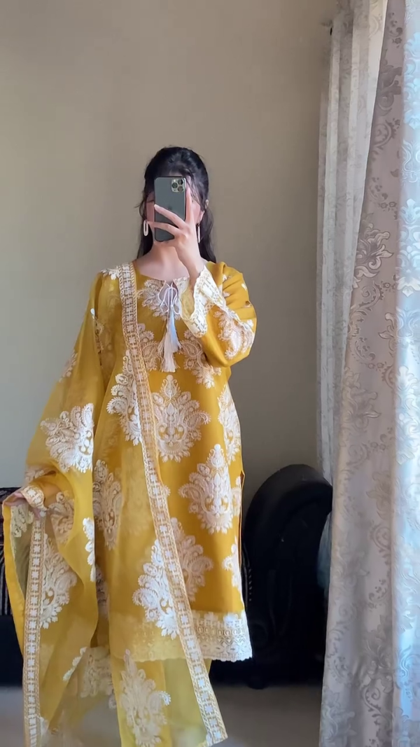 Woman Wear Designer Stright Kurta set